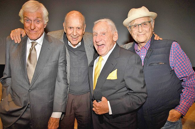 Dick Van Dyke, Carl Reiner, Jerry Van Dyke and Norman Lear