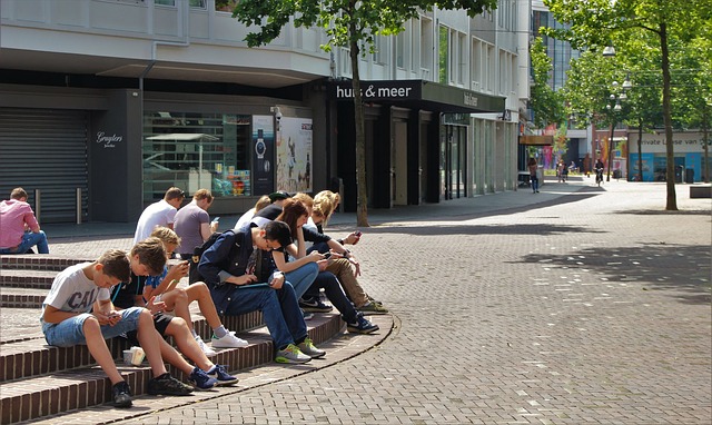 Students on Campus