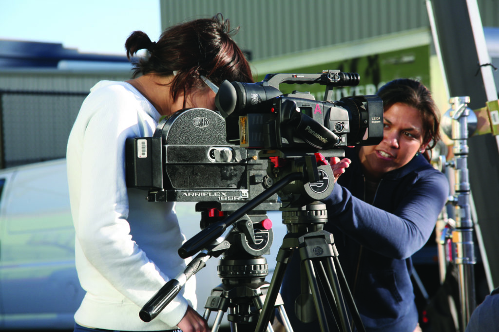 behind the camera