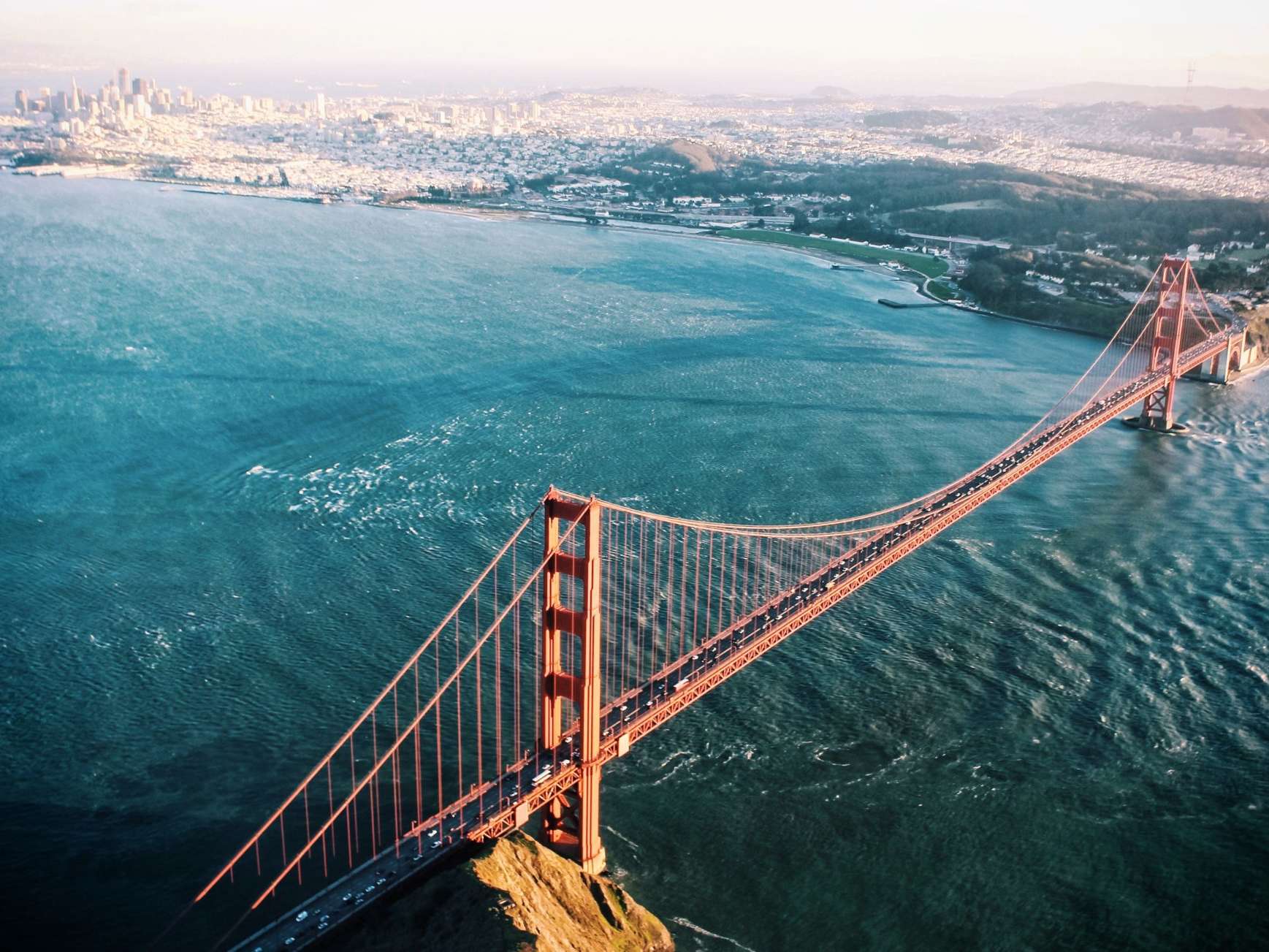 San Francisco Bay Area Aerial View