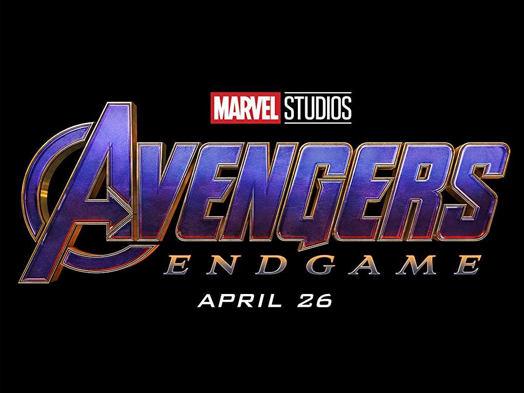 A black background with the following text: Avengers Endgame. April 26th.