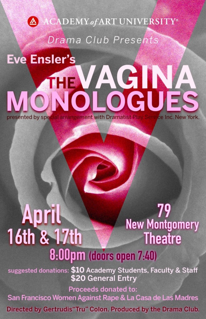 Academy of Art Drama Club Vagina Monologues