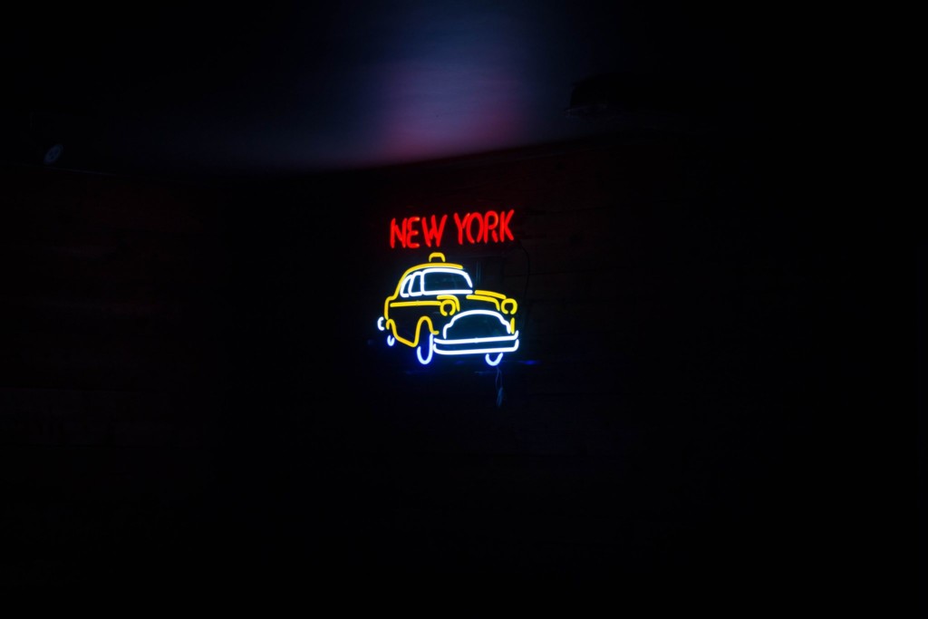 New York Cab Neon Sign