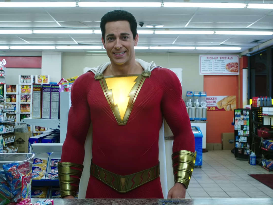 Shazam in a convenience store