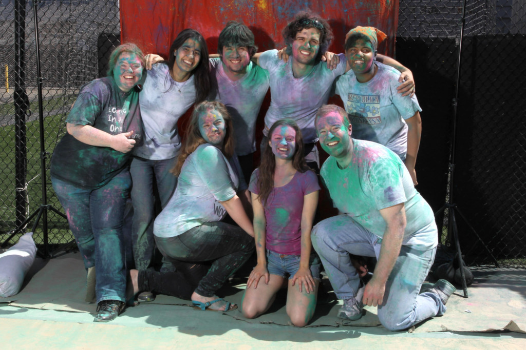 Academy students in color run