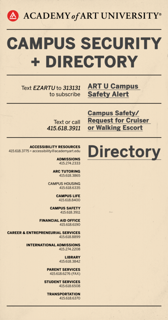 BTS-Campus Safety and Directory
