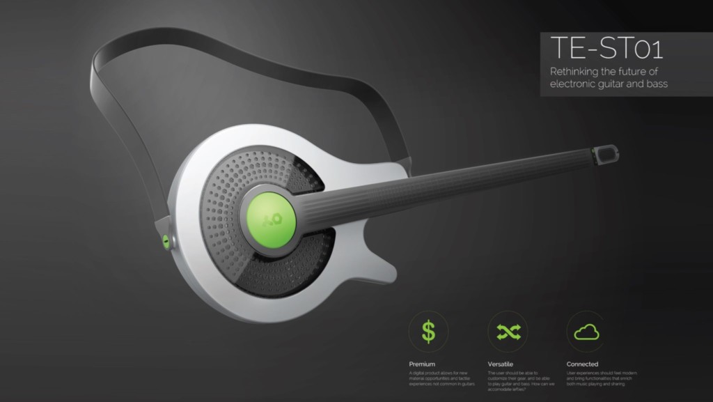 Guitar design by School of Industrial Design BFA student Aaron Powers