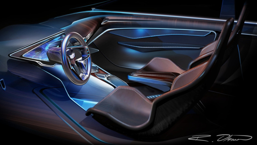 Car dashboard design by Industrial Design BFA Ryan Olsson
