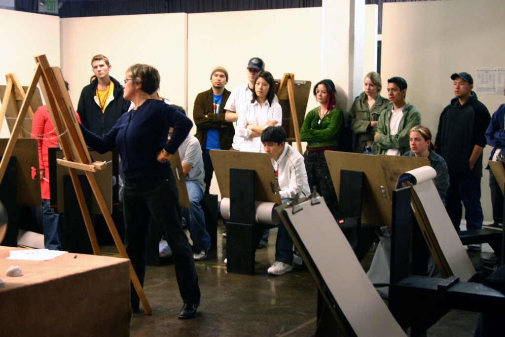 art teach in class