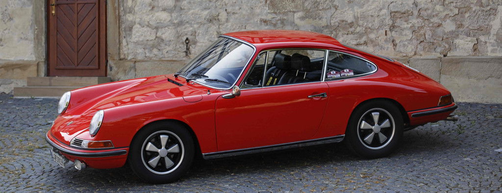 Image of red Porsche