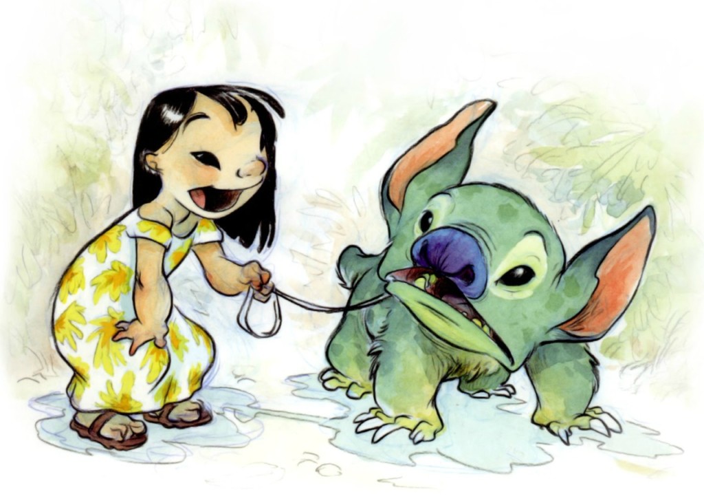 Lilo and Stitch Concept Art by Chris Sanders