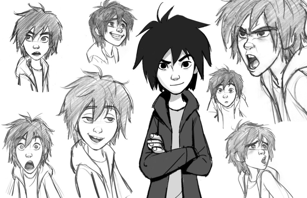 Hiro Character Expressions by Jin Kim