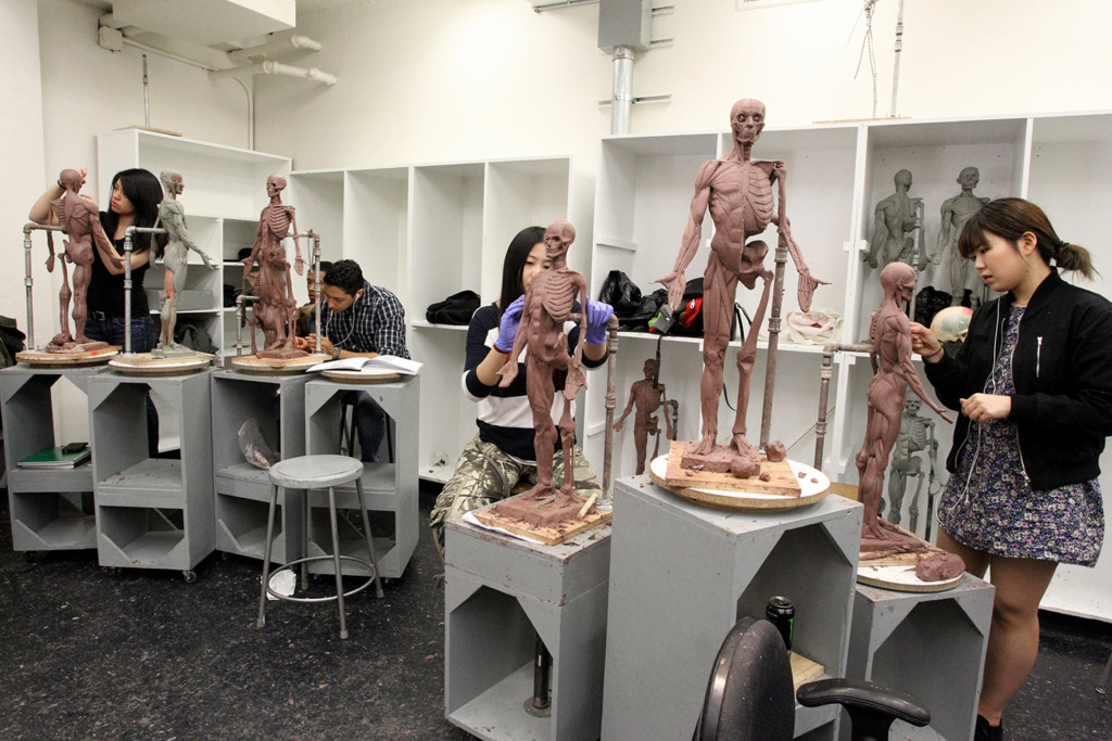 School of FIne Art - Sculpture Class