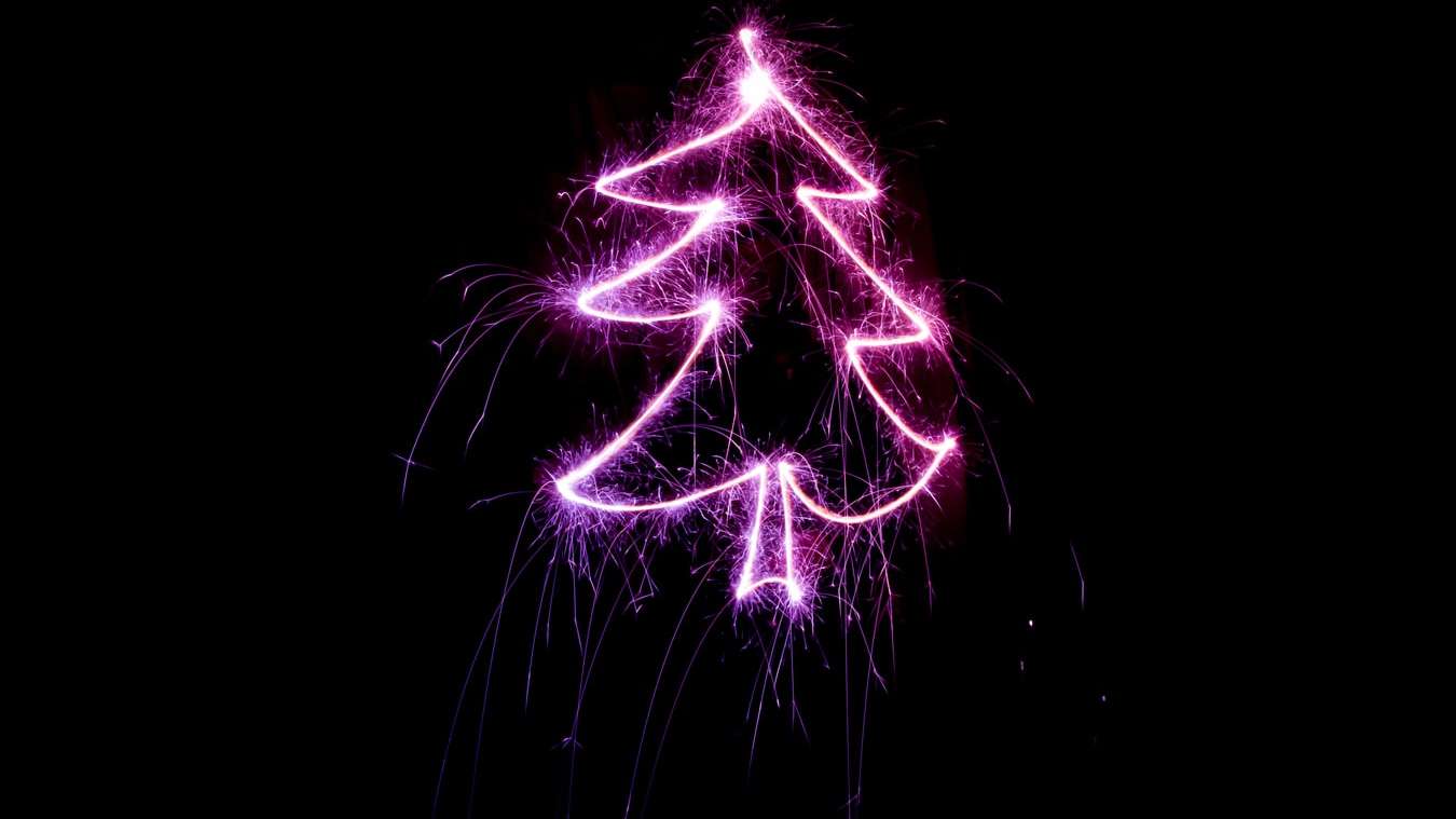 Christmas Tree Purple