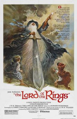 The cover of The Lord of The Rings animated adaption by Retta Davidson